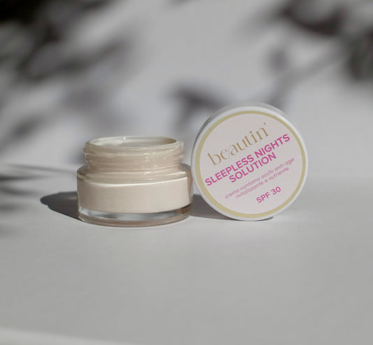Sleepless nights solution crema contorno occhi illuminante nutriente anti age