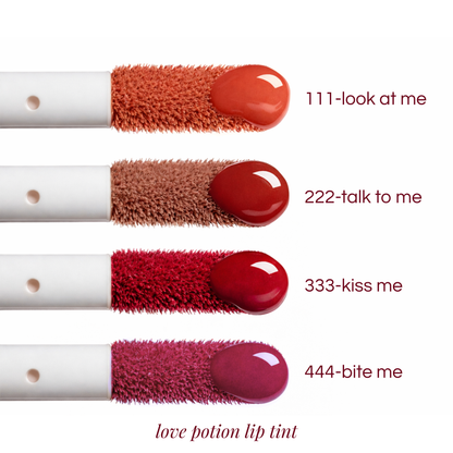 tinta labbra naturale vegana love potion lip tint image product and shades