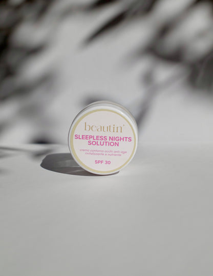 Sleepless nights solution crema contorno occhi illuminante nutriente anti age
