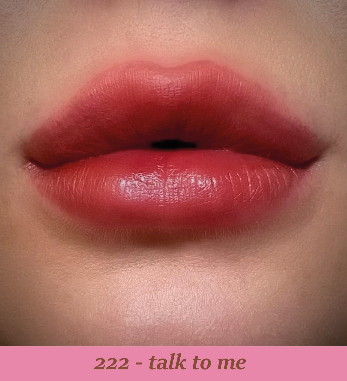 love potion lip tint 222 talk to me vegan beautin cosmetics tinta labbra